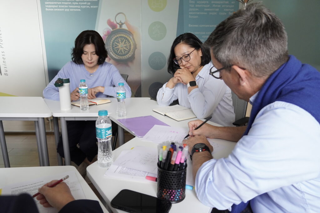Individual follow-up after the “Company Succession” training Coaching , consultation took place.